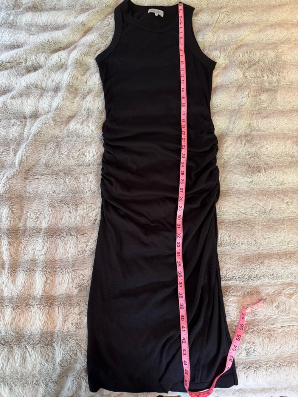 Michael Stars Black Ruched Bodycon Dress - Picture 8 of 11